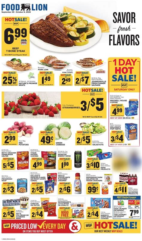 Day of the Week. . Do food lion pay weekly